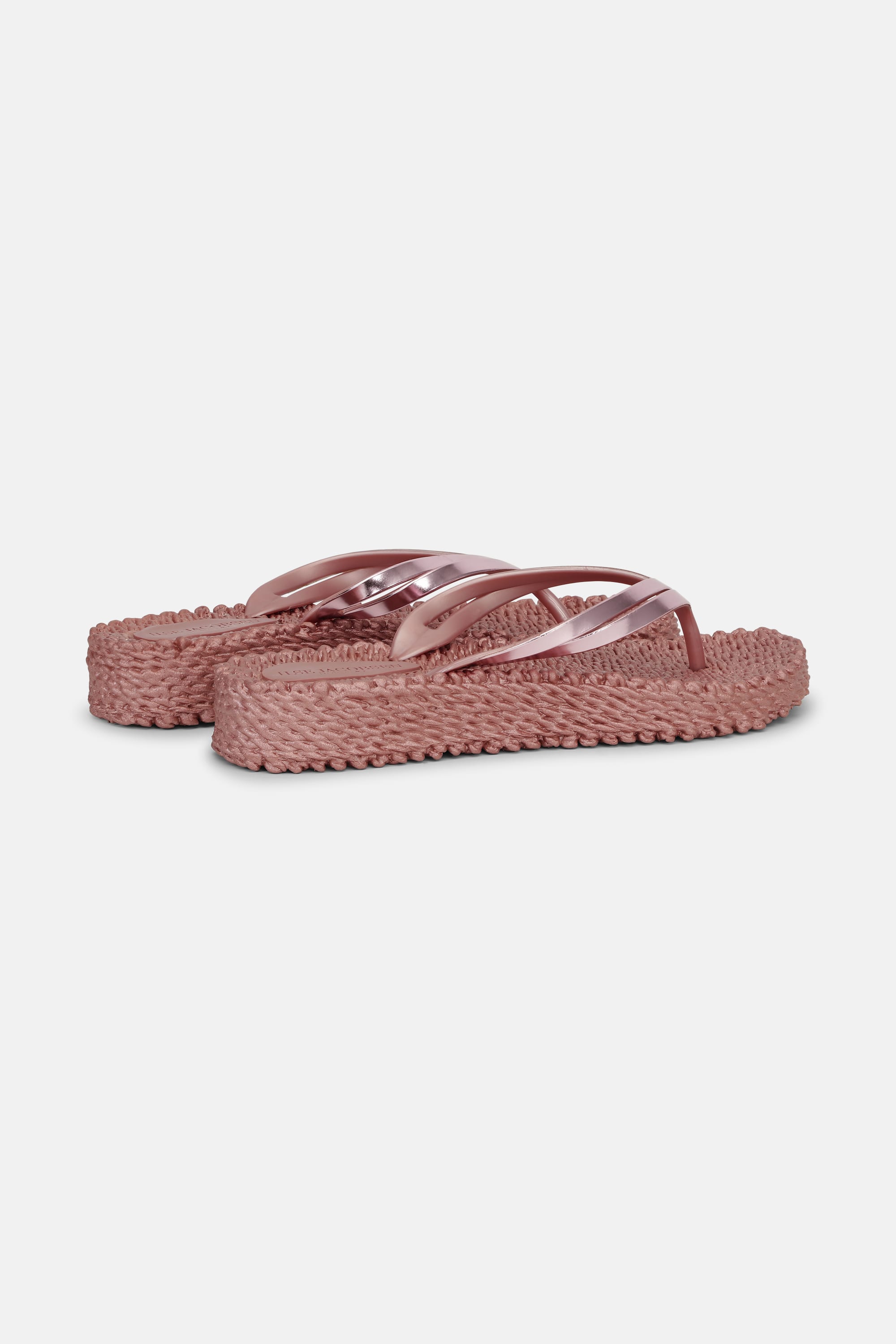 Platform Flip-flops Metallic - Rose Gold